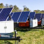 Using a Solar Trailer for Security in Fall and Winter